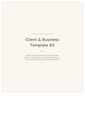 The Doula Practice System — Client & Business Template Kit (Digital Download)