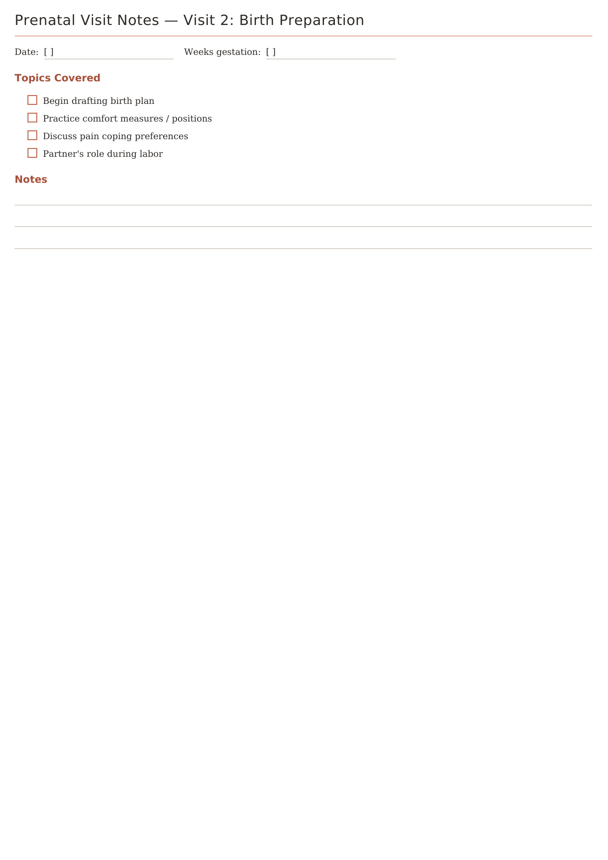 The Doula Practice System — Client & Business Template Kit (Digital Download)