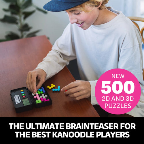 Kanoodle Ultimate Champion 3D, Brain Teaser Puzzle Game, 500 Challenges, Ages 7+