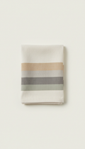 Linen hand towel with textured weave